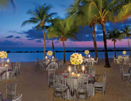 Wedding setup at the Sunscape Curaçao