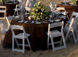Hilton Rose Hall Resort Wedding Setup At Beach